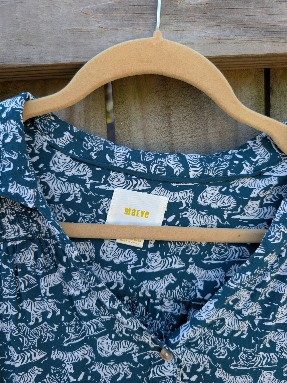 Anthropologie Tiger shirt